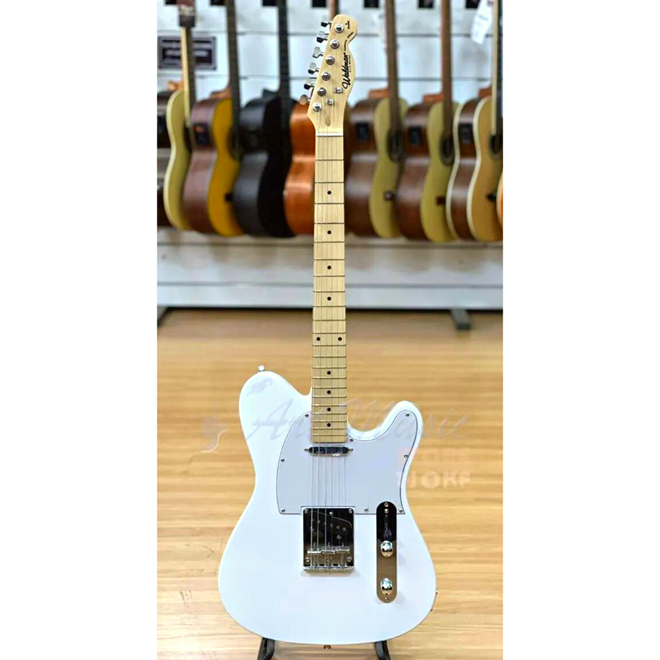 GUITARRA WALDMAN GTE 100 WWH TELECASTER WHITE GUITARRA WALDMAN GTE