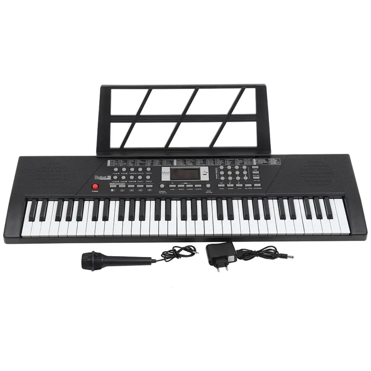 TECLADO DEVOX DVX600 61 TECLAS C/ 100 RITMOS C/ MICROFONE E FONTE