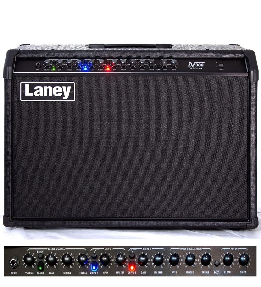 AMPLIFICADOR LANEY LV300 TWIN P/ GUITARRA 120W 2X12 POL PRÉ-VALVULADO ECC83  - AMPLIFICADOR LANEY LV300 TWIN P/ GUITARRA 120W 2X12 POL PRÉ-VALVULADO  ECC83 - LANEY