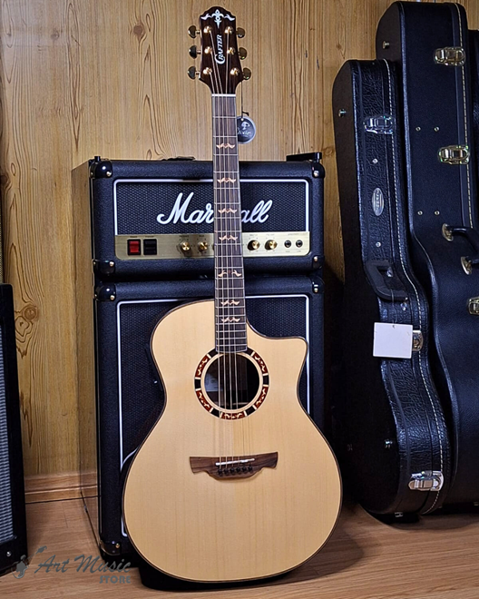 VIOLÃO CRAFTER STAGE G-20CE EDITION SOLID SPRUCE ELETROACUSTICO C/ BAG ...